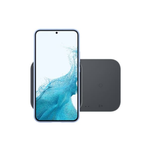Induktionsladdare - Samsung - DUO Watch - 15W snabbladdning - Svart - Kompatibel med telefon och klocka