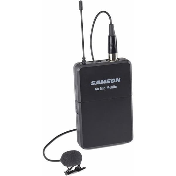 Beltpack-sändare - PXD2 - GO MIC MOBILE - Batteritid 20 timmar - LM8 lavaliermikrofon - Svart