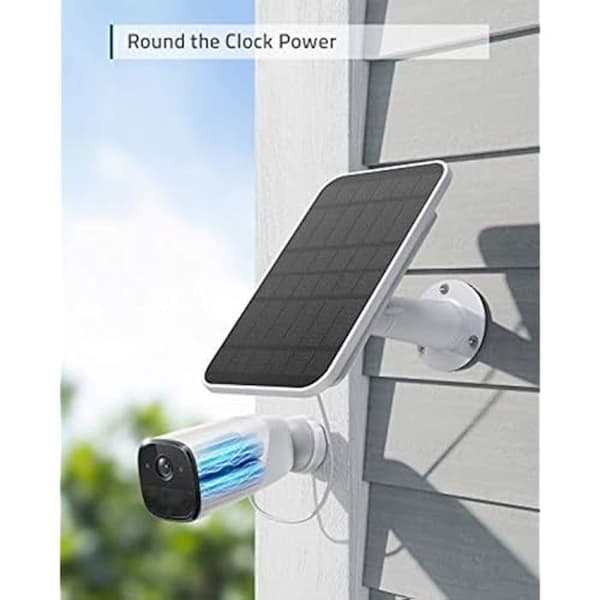 Solkamera - EUFY - T8700021 - Svart - Designad för utomhusbruk - Solenergiteknik