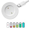 Miniatyrbild 3 av 4: OCIODUAL Kabel 80cm USB + Laddstation 2 Pin Vit Kompatibel med Huawe Watch GT-2-2E Honor Watch Magic-2-Dream Laddare