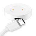 Miniatyrbild 2 av 4: OCIODUAL Kabel 80cm USB + Laddstation 2 Pin Vit Kompatibel med Huawe Watch GT-2-2E Honor Watch Magic-2-Dream Laddare