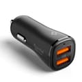 Miniatyrbild 4 av 6: Spigen Essential EV302 - Bil-laddare 2x USB-A 30 W (svart)