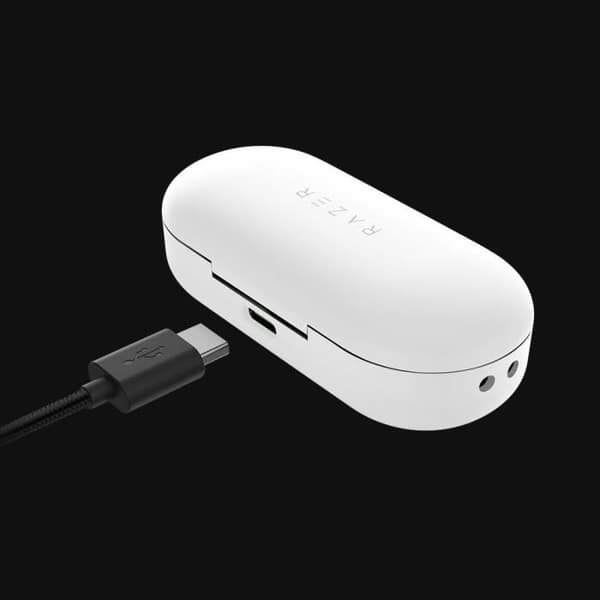 Trådlösa hörlurar - RAZER - Hammerhead - Vit Mersen - Svettålig - In-ear