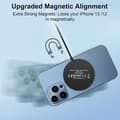 Miniatyrbild 3 av 4: Mag Safe-laddare - BHHB - iPhone 1615141312XsXXr8 - Induktion - Aluminiumstöd - Svart