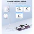 Miniatyrbild 2 av 4: Trådlös laddare 3 i 1 - Apple - iPhone 14/13/12 - Snabbladdning - Kompatibel med AirPods - Inbyggd hållare