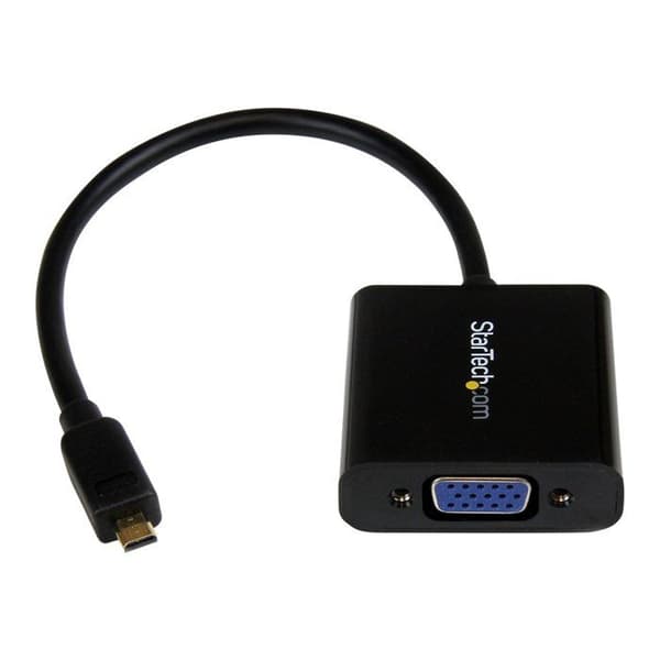 Mikro HDMI till VGA-omvandlare - StarTech.com - MCHD2VGAE2 - 1920 x 1080 - Svart - Adapter