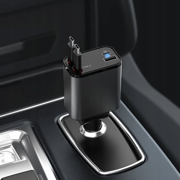 AUTOLATURI USB C 30W APPLE LIGHTING ÖTÖKÖNLAITTEELLE 12V 24V 4in1