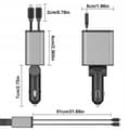 Pikkukuva 11 / 11: AUTOLATURI USB C 30W APPLE LIGHTING ÖTÖKÖNLAITTEELLE 12V 24V 4in1