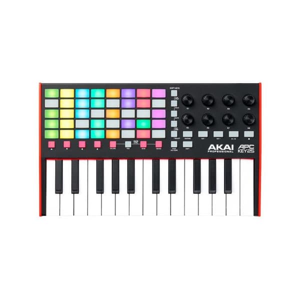 MIDI tangentbord - Akai - APC Key 25 MKII - 25 tangenter - 40 RGB pads - Kompatibel med Ableton Live