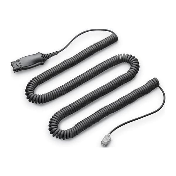 Telefonkabel - POLY - 85R57AA - Trådbunden - Svart - Ljudgränssnitt