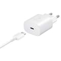 Miniatyrbild 2 av 6: Snabbladdare 25W - Yuan Yuan - Samsung Galaxy S24+ Plus 5G - USB-C - Kabel Ingår - Vit
