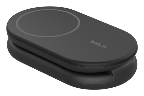 Belkin BoostCharge Hovedtelefoner, Smartphone Sort USB Trådløs opladning Hurtig opladning Indendørs