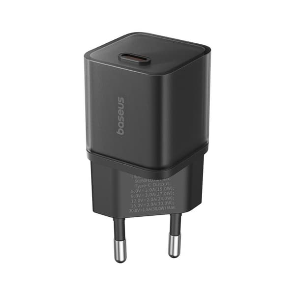 Baseus GAN5S P10162504113-00 Strømforsyning 30W Sort