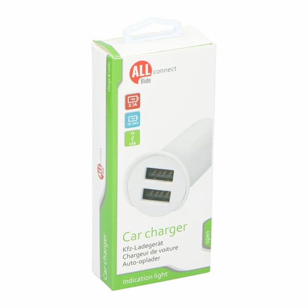 Billaddare All Ride 2,1 A 12-24 V USB
