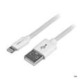 Miniatyrbild 2 av 4: Lightning-kabel till USB - StarTech.com - USBLT2MW - 2 m - Vit - Synkronisering och laddning