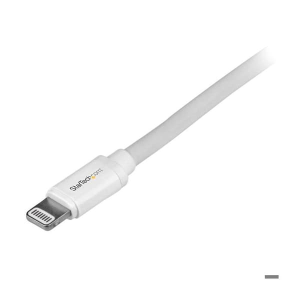 Lightning-kabel till USB - StarTech.com - USBLT2MW - 2 m - Vit - Synkronisering och laddning