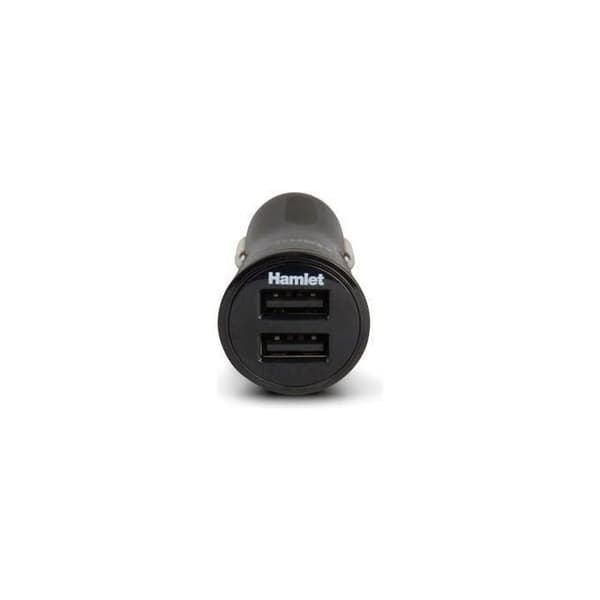Hamlet XPW12U234 mobiltelefonladdare Auto Svart - Mobiltelefonladdare (Auto, Cigarettändare, 5 V, Svart)