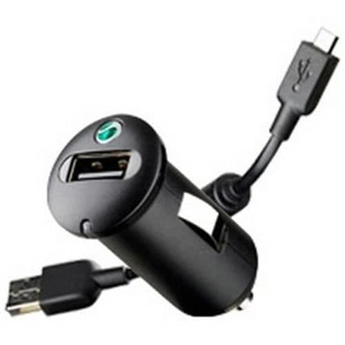 Sony AN401, Automatisk, Mobiltelefon, MP3, PDA, Cigaretteuttag, Kontakt, Mobiltelefon, Svart Svart