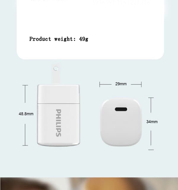 Philips 20w opladningshoved Apple PD20w oplader android ios type-c hurtig opladningsgrænseflade