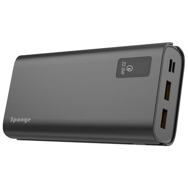Sponge Energy Powerbank 20.000 mAh (1x USB-C PD 22,5W, 2x USB-A QC)