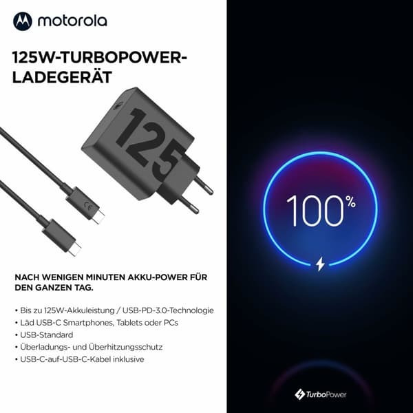 Väggladdare Motorola PG38C06280 Svart