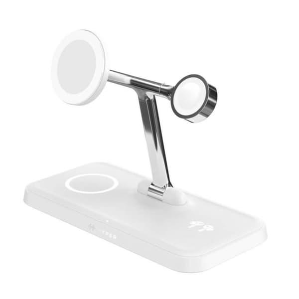 Powerbank Hyper HJ3004WHGL Sølv, Hvid