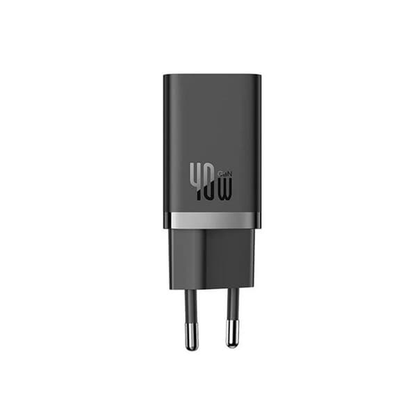 SNABBLADELARE BASEUS GAN 5 PRO, C+C, 40W, EUROPEISK VERSION.