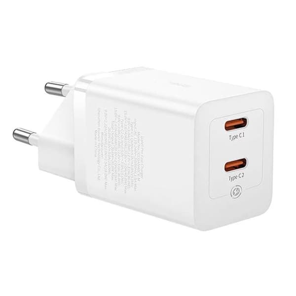 SNABBLADELARE BASEUS GAN 5 PRO, C+C, 40W, EUROPEISK VERSION.