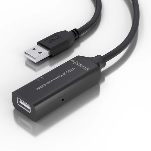 USB-kabel Aisens A101-0915 Svart