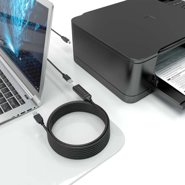 USB-kabel Aisens A101-0915 Svart