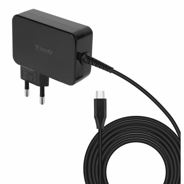 Vægoplader TooQ TQLC-USBCGAN100PD Sort 100 W