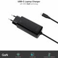 Miniatyrbillede 3 af 4: Laptop-oplader TooQ TQLC-USBCGAN65PD-C 65 W