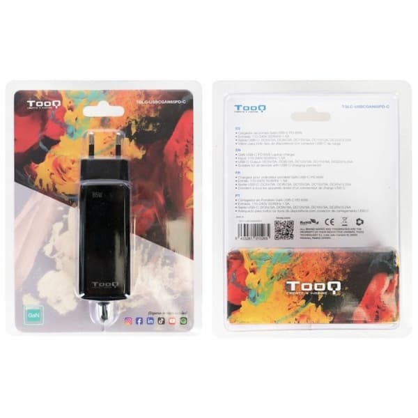Laptop-oplader TooQ TQLC-USBCGAN65PD-C 65 W