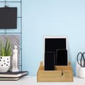Miniatyrbild 2 av 4: Relaxdays Laddningsstation i Bambu för Smartphone och Surfplatta
