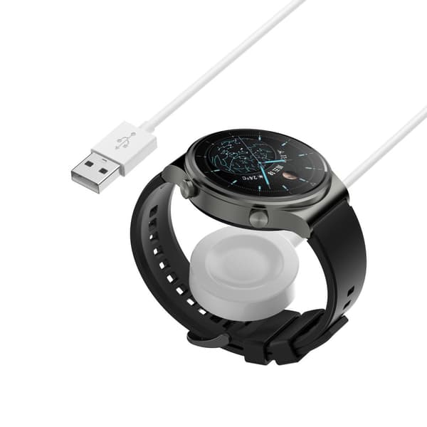 INF Lader for Huawei Watch GT5 - Hvit, Avtakbar Design