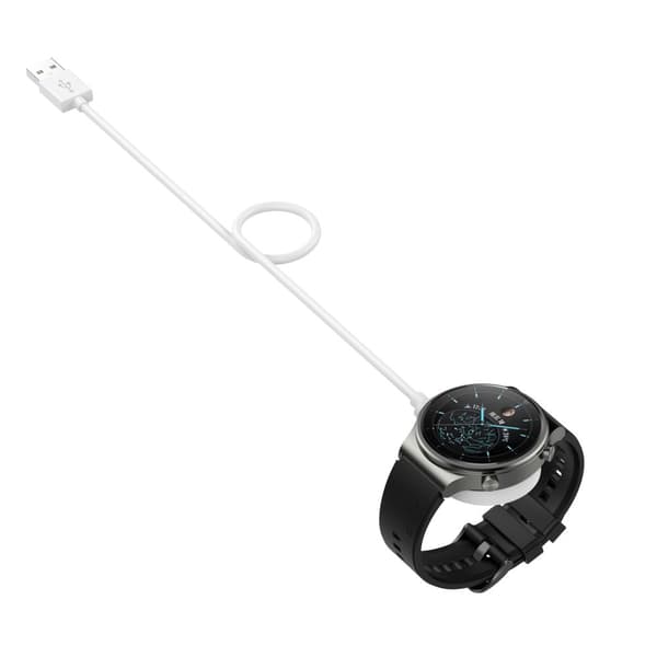 INF Lader for Huawei Watch GT5 - Hvit, Avtakbar Design