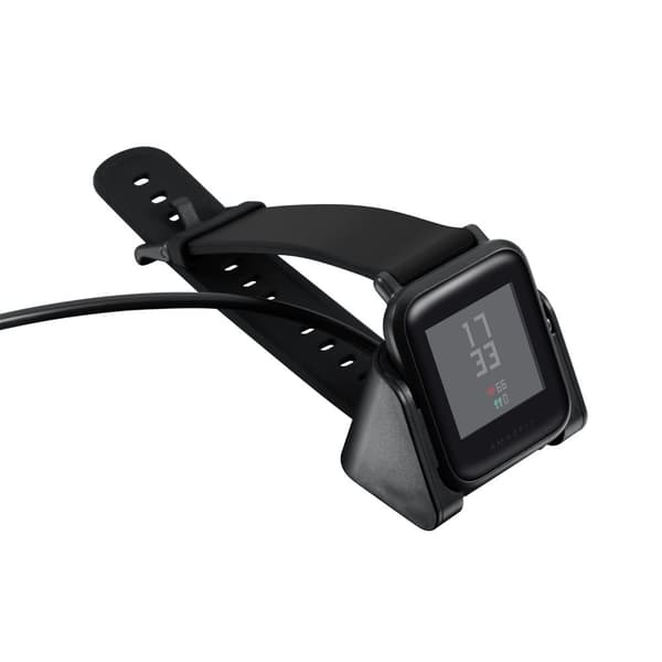 INF Älykellon laturi Amazfit BIP/BIP Lite - Musta