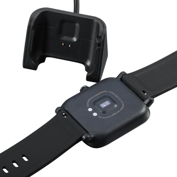 INF Älykellon laturi Amazfit BIP/BIP Lite - Musta