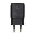 Pikkukuva 2 / 4: Rvelon USB C Väggladdare 45W GaN Dubbel Port- Svart