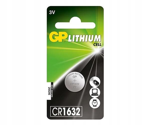 GP Batteries LITHIUM KNAPCELLE CR1632, 103163