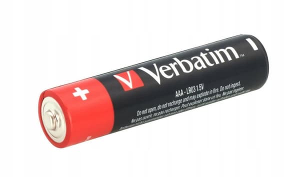 Verbatim Alkaline AAA -paristot, 10 kpl, 49874