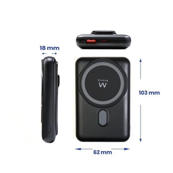 Powerbank Eminent EW1162 Sort 10000 mAh