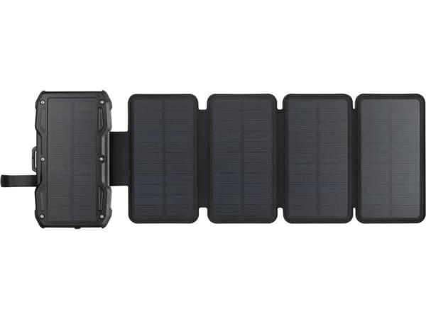 Sandberg Solcelle 5-Panel Powerbank 10000, 421-05 Sort