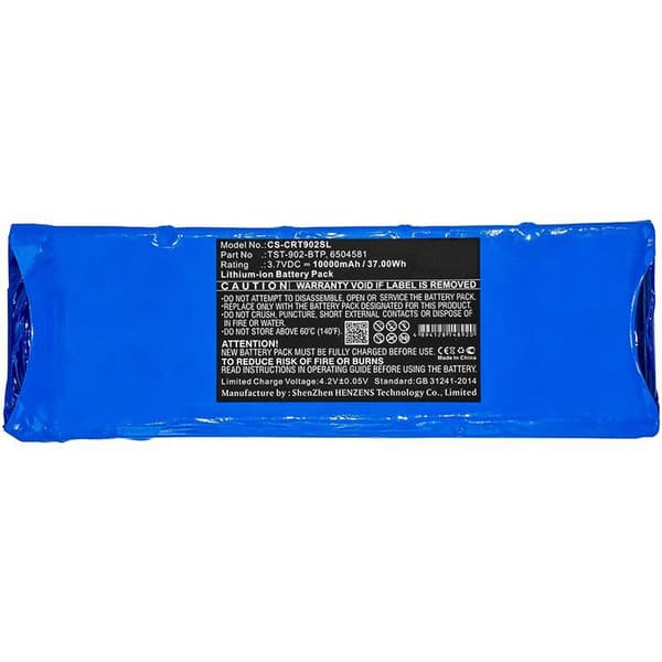 CoreParts 37Wh Li-ion 3.7V 10000mAh Blåt batteri til Crestron TST-902 fjernbetjening, MBXREM-BA004
