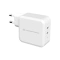 Miniatyrbild 1 av 4: Laddare - CONCEPTRONIC - ALTHEA08W - Inomhus - 2 USB-C-portar - Vit