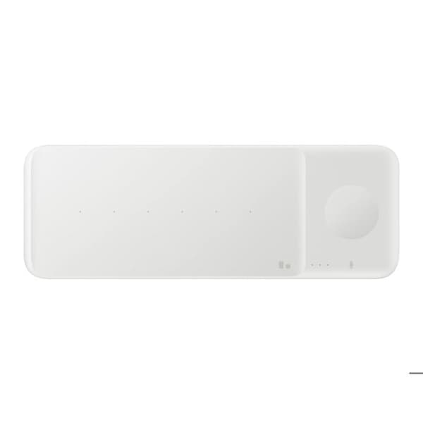 Trådlös laddare - Samsung - TRIO Induction Pad - 9W Snabbladdning - Samtidig laddning - Vit