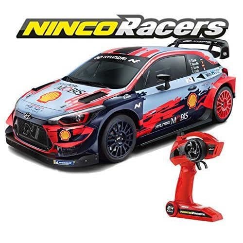 Ninco - Racers Hyundai I20 WRC. Official World Rally Championship. Fjärrstyrd bil. 1/10 skala. 2,4 GHz.