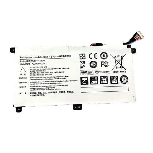 Laptopbatteri, 11.4V spænding, CE-certificeret,AA-PBUN3AB