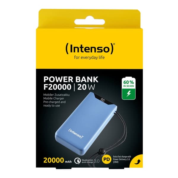 Laptop batteri INTENSO 7332055 Blå 20000 mAh