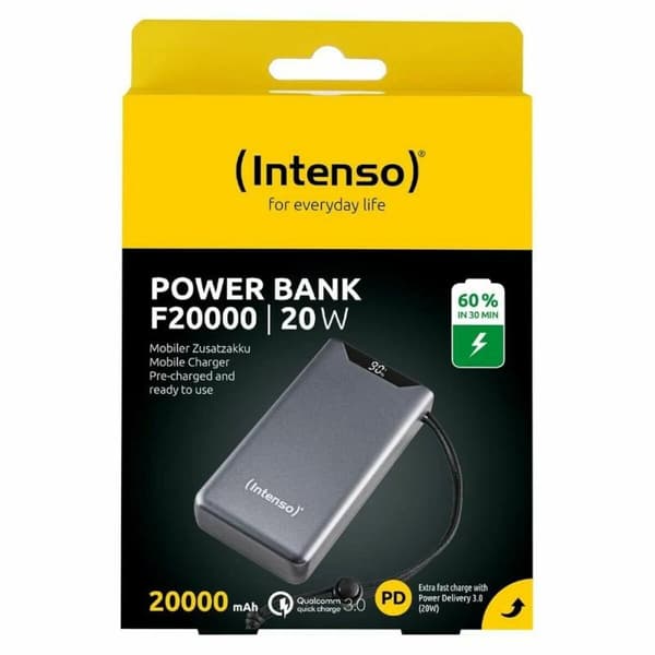 Laptop batteri INTENSO Grå 20000 mAh